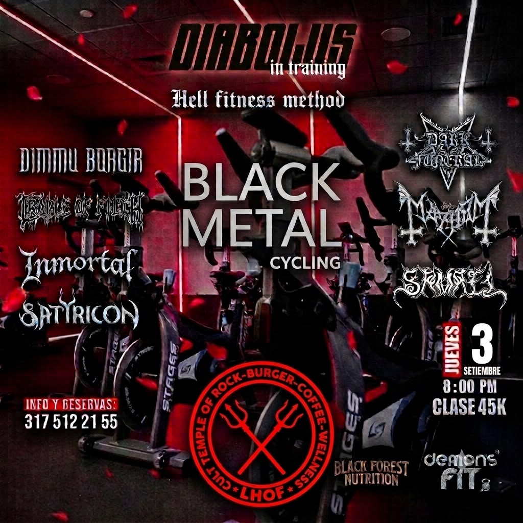 Especial Black Metal — Metal Indoor Cycling