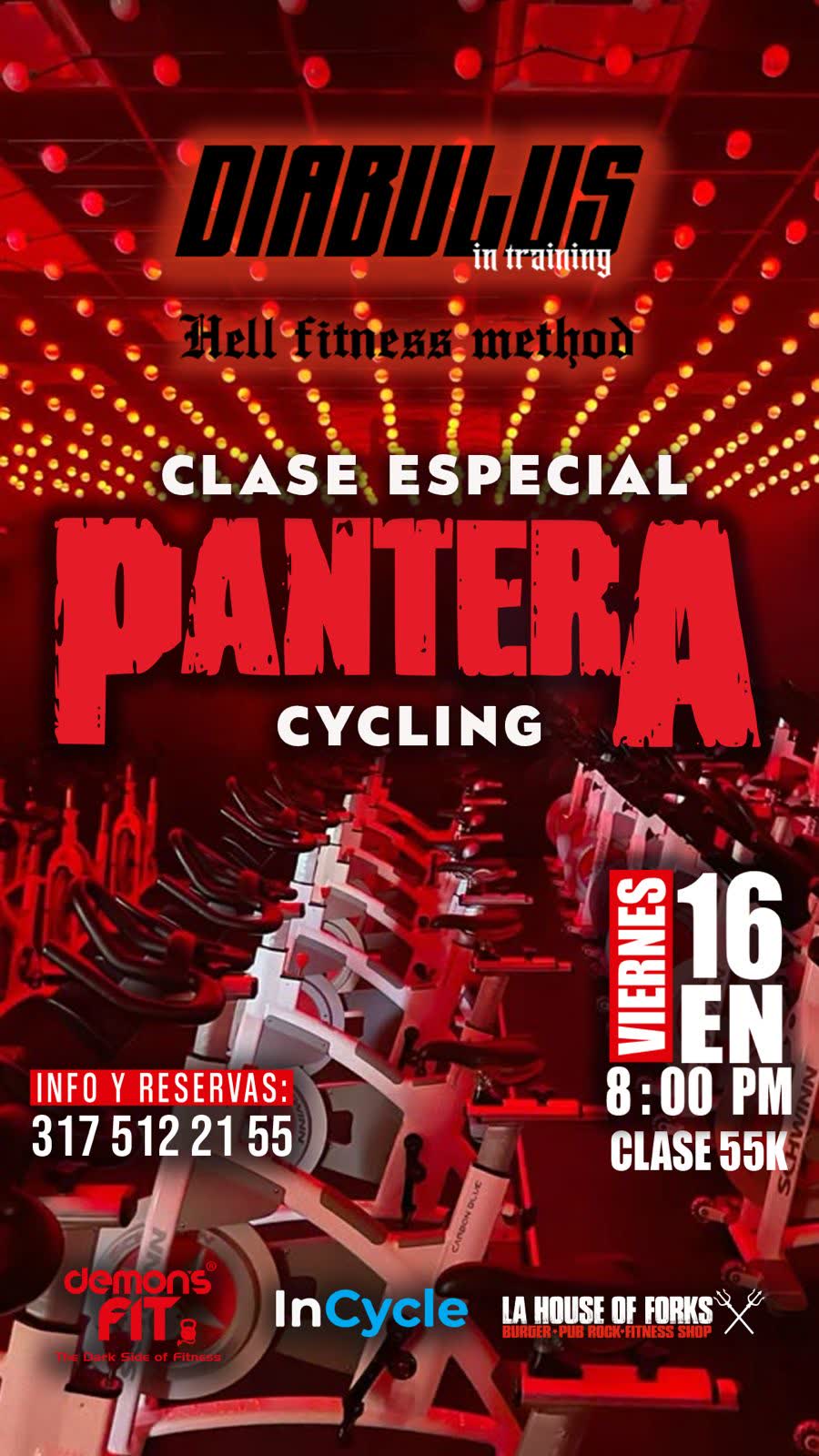 Especial Pantera — Metal Indoor Cycling